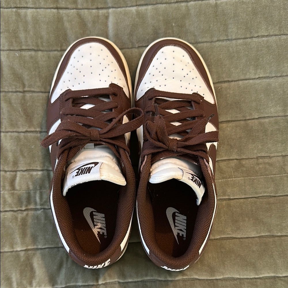 Nike Brown and White Sneakers